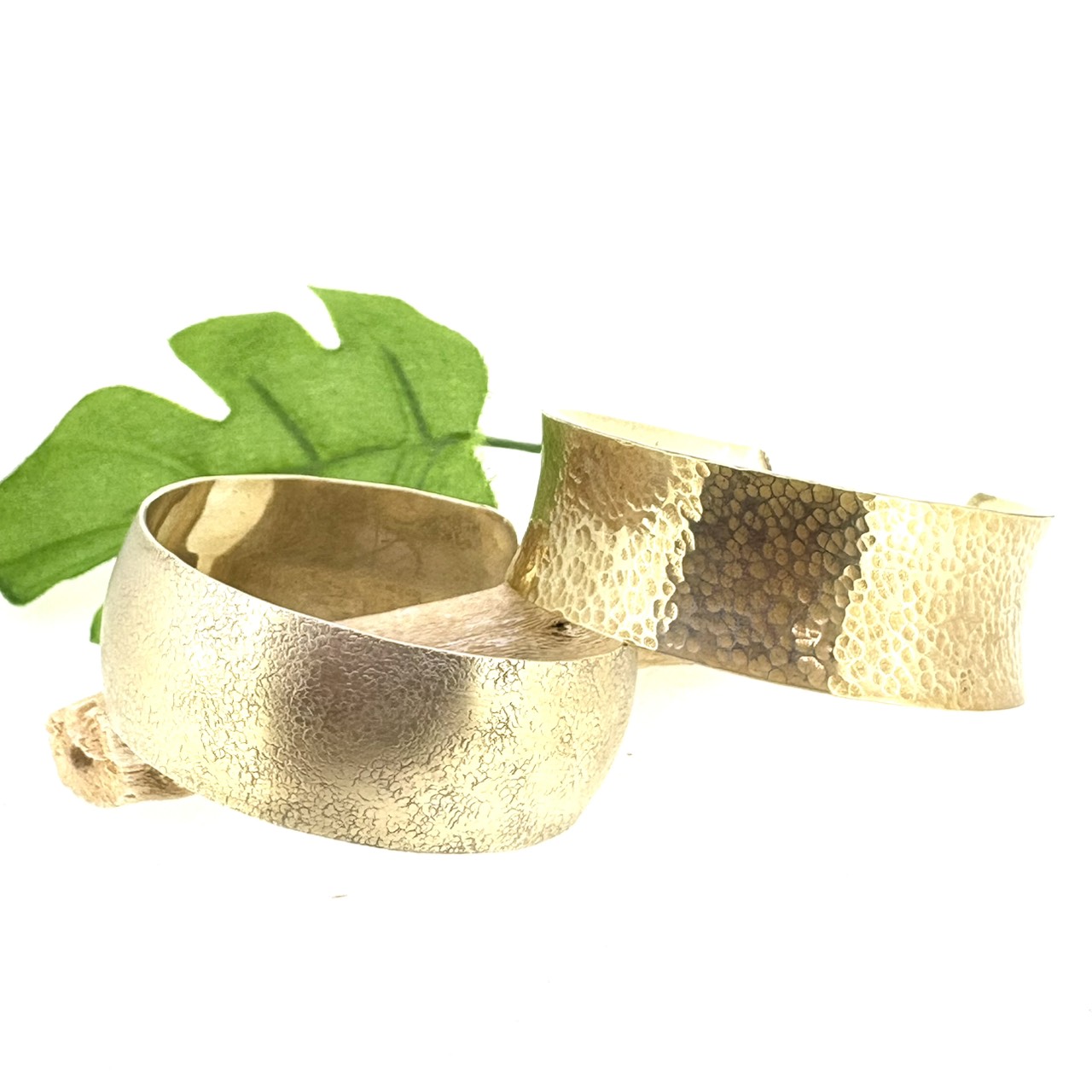 和黄銅幅広バングル制作体験